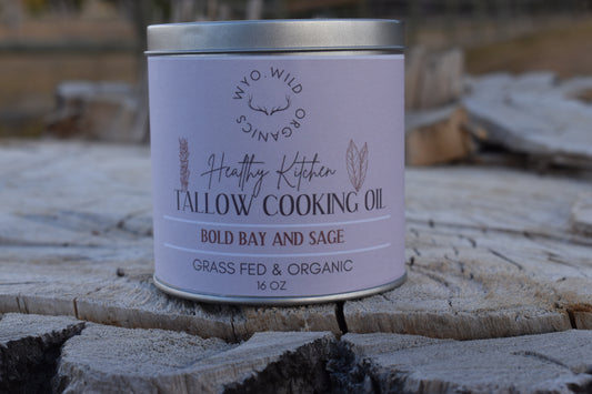 Tallow Cooking Oil: Bold Bay and Sage