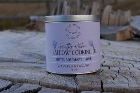 Tallow Cooking Oil: Rustic Rosemary Thyme