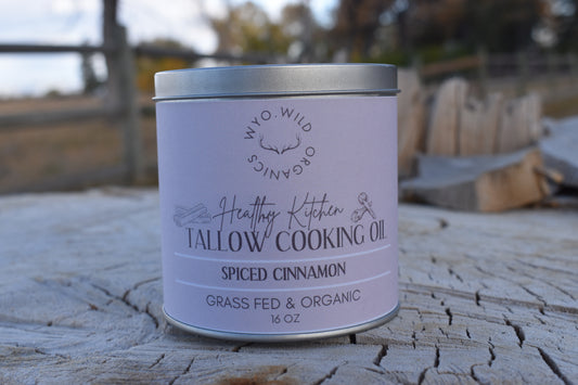 Tallow Cooking Oil: Spiced Cinnamon